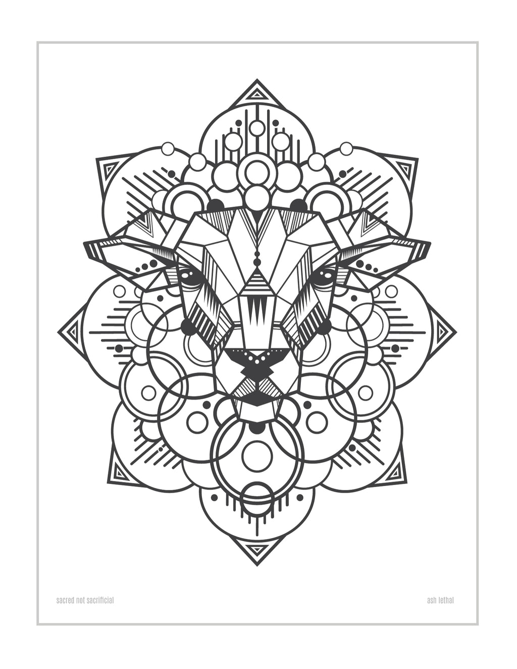 Digital Bundle of Art Stickers, Phone Wallpapers, & Printable Coloring Book Pages by Ash Lethal