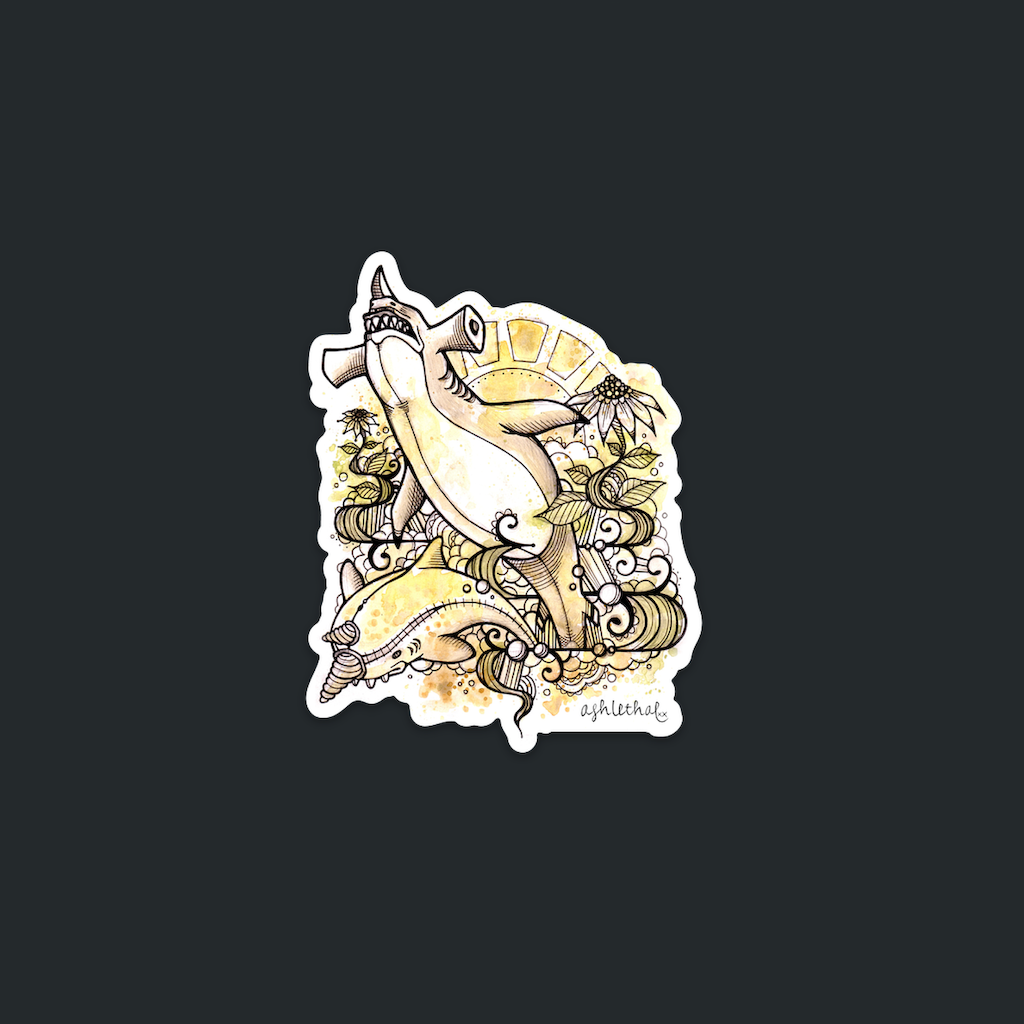 Digital Bundle of Art Stickers, Phone Wallpapers, & Printable Coloring Book Pages by Ash Lethal