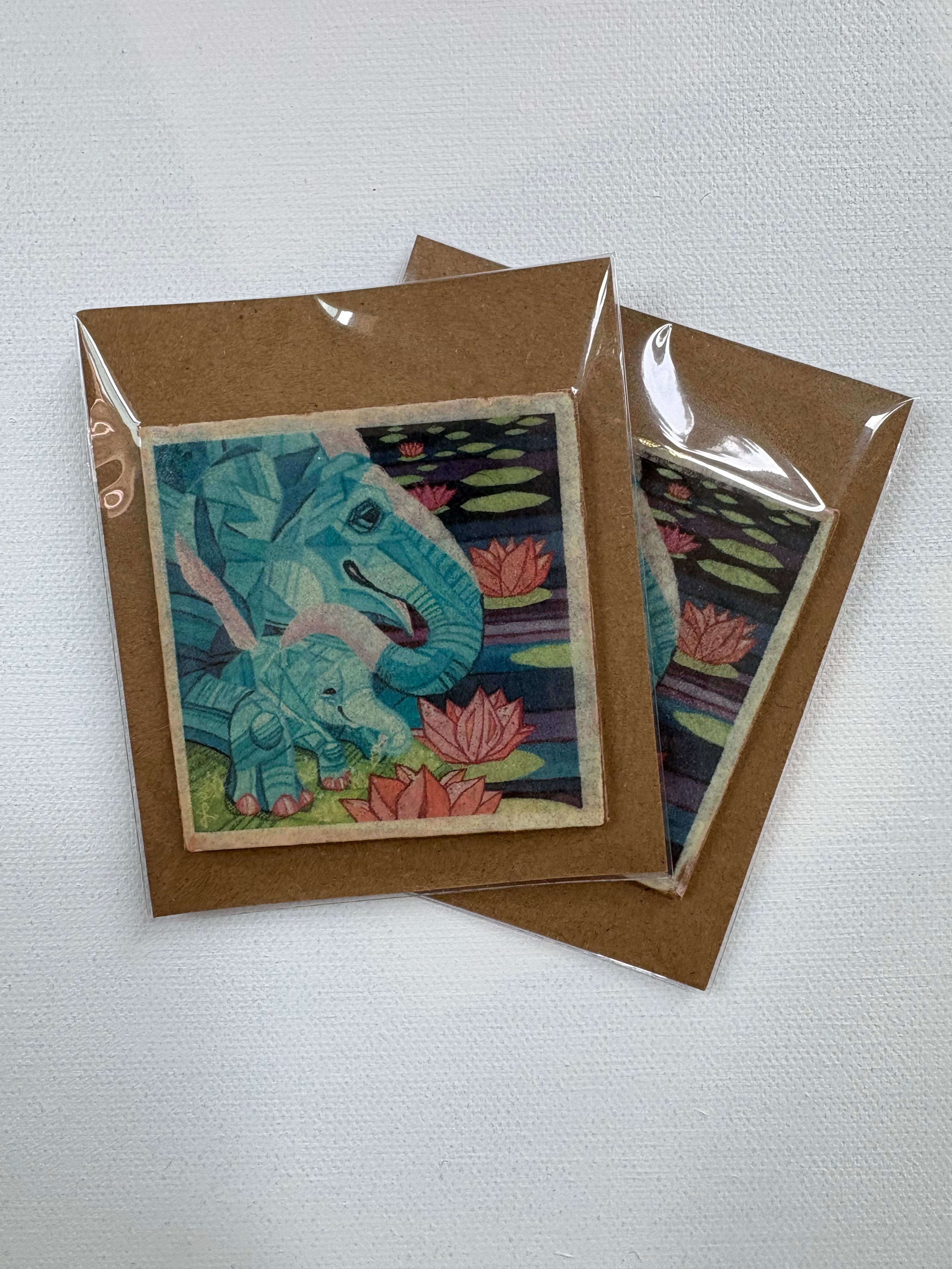 Handmade Individual Art Magnet by Ash Lethal Pack of (1) One
