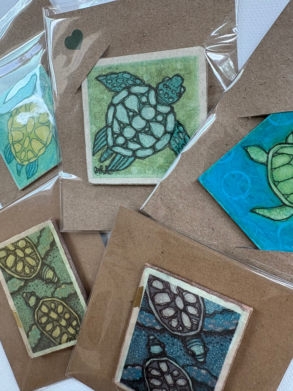 Handmade Individual Art Magnet by Ash Lethal Pack of (1) One
