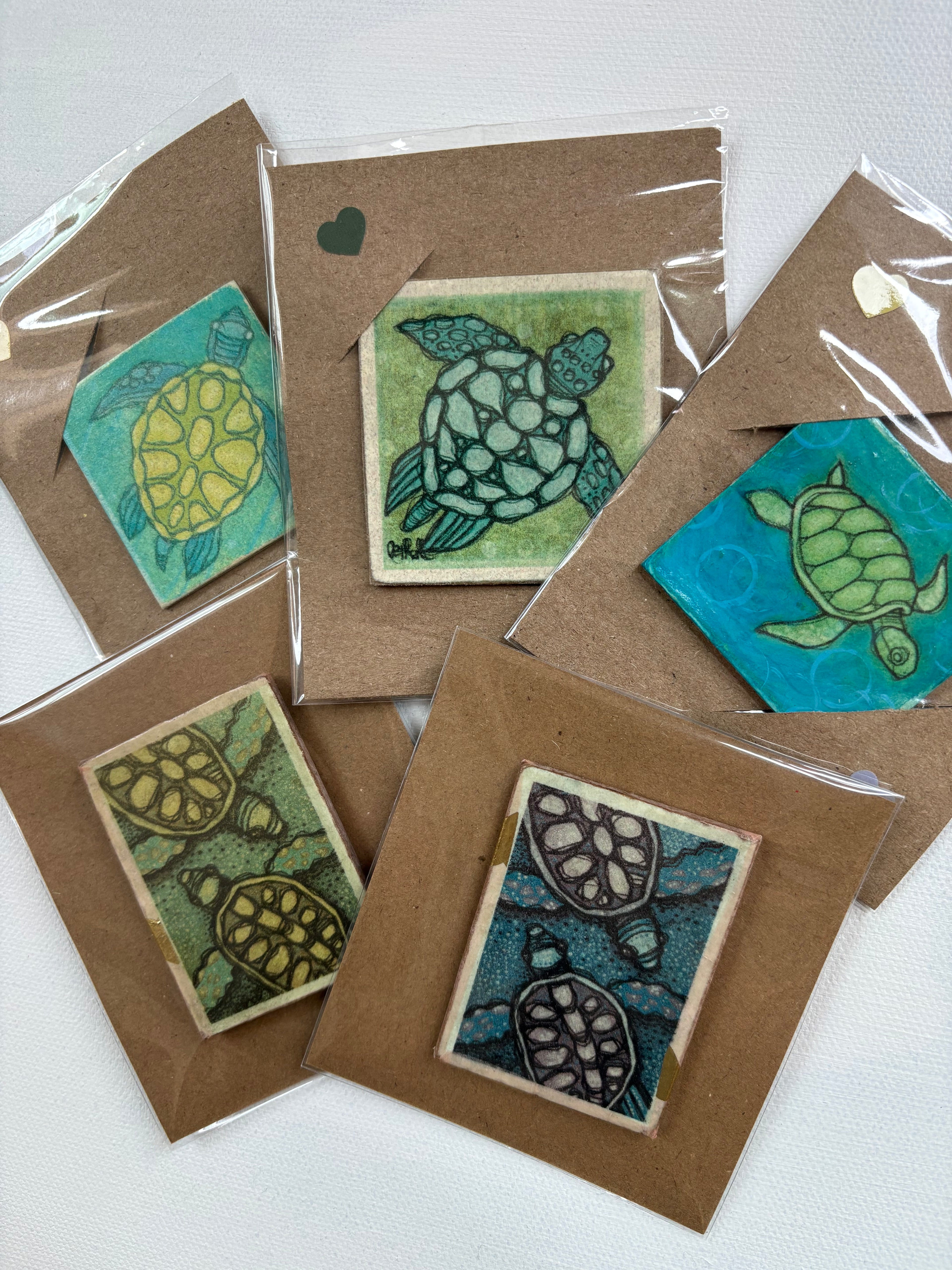 Handmade Individual Art Magnet by Ash Lethal Pack of (1) One