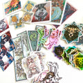 ash lethal blind bag goodies stickers magnets bookmarks by ash lethal