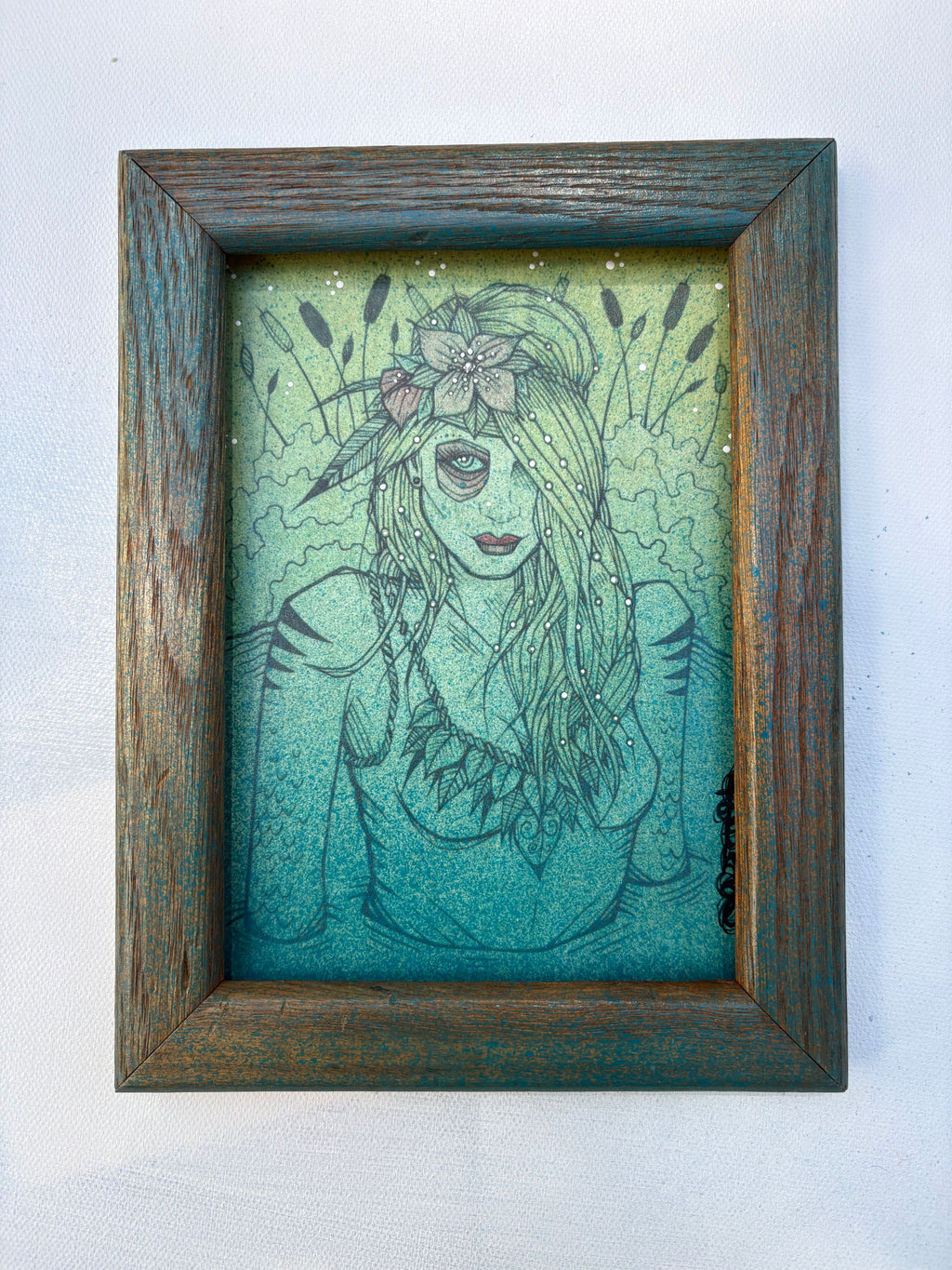 One With Nature - Framed One of A Kind Print Reproduction