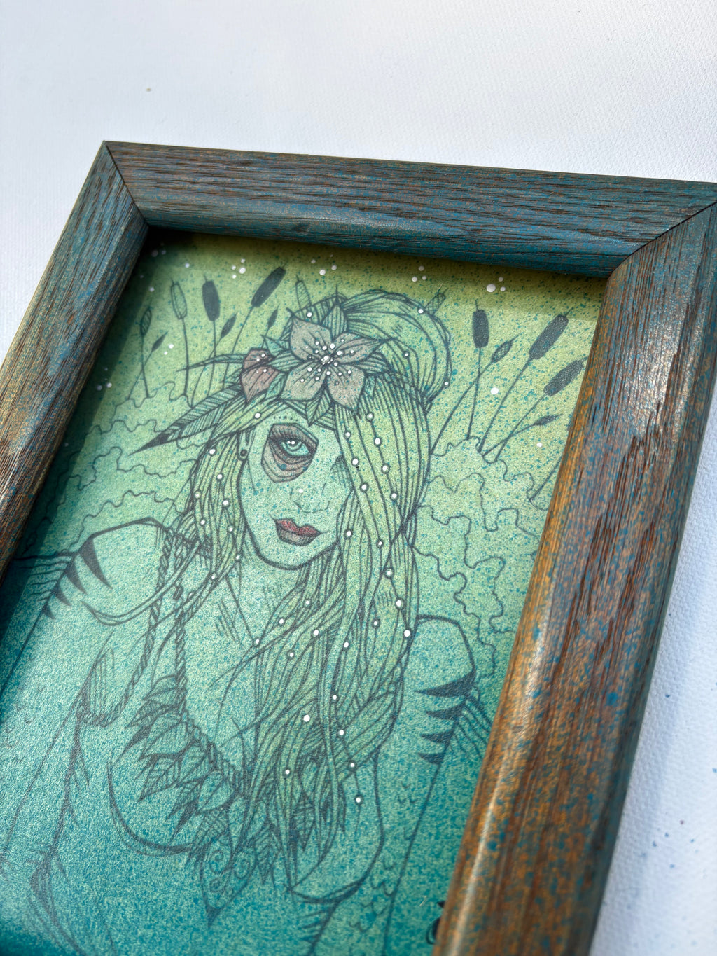 One With Nature - Framed One of A Kind Print Reproduction