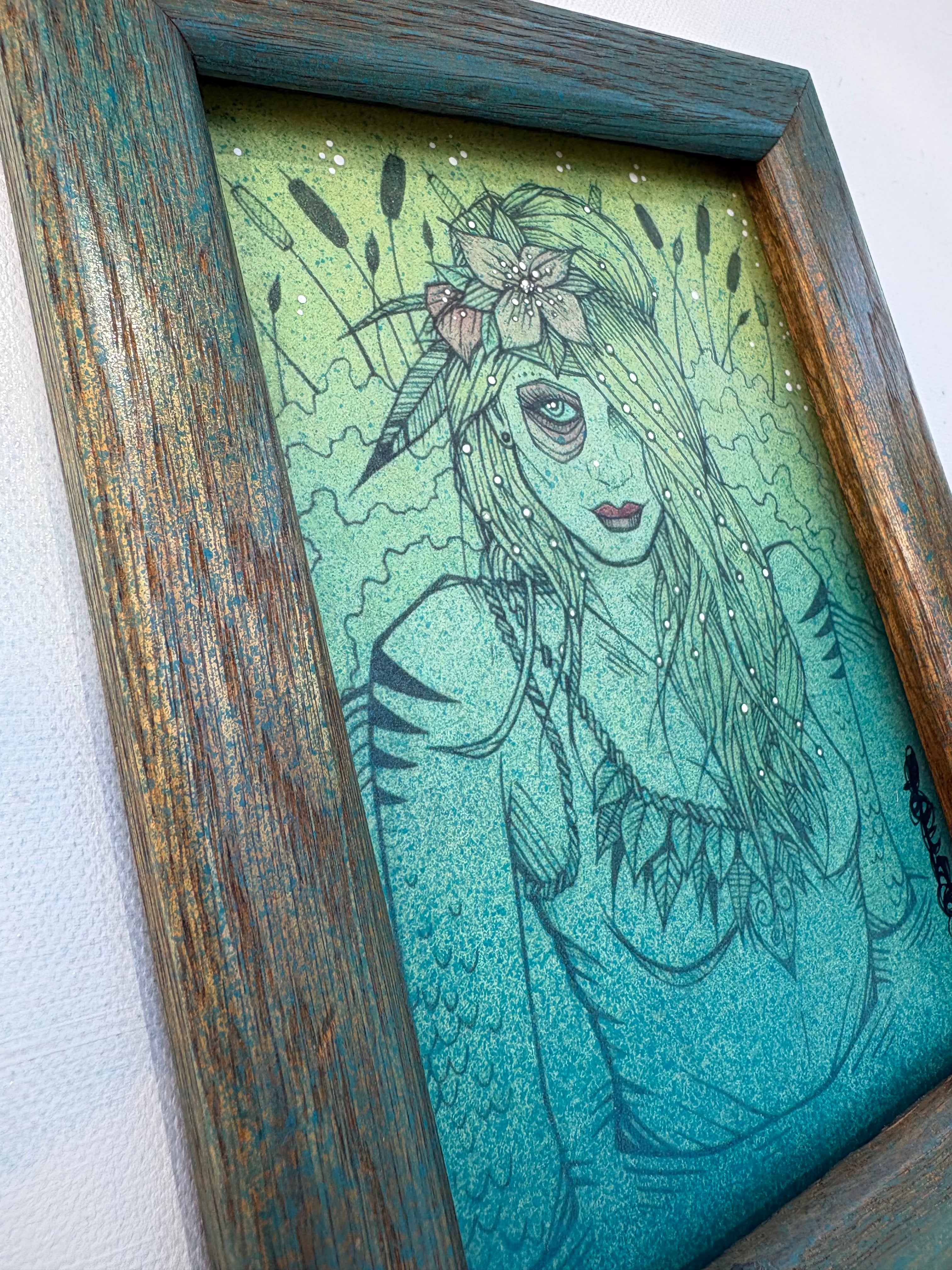 One With Nature - Framed One of A Kind Print Reproduction