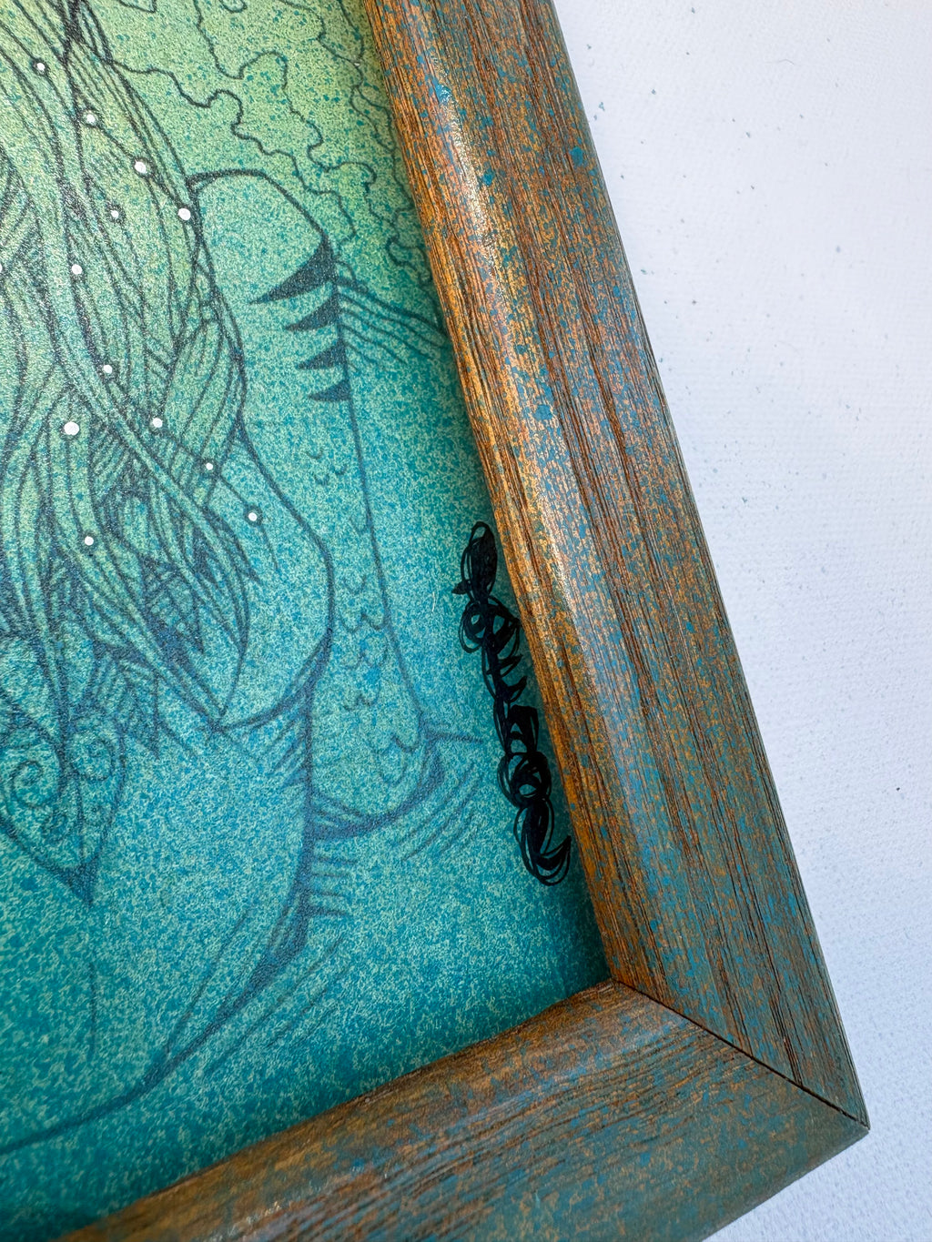One With Nature - Framed One of A Kind Print Reproduction
