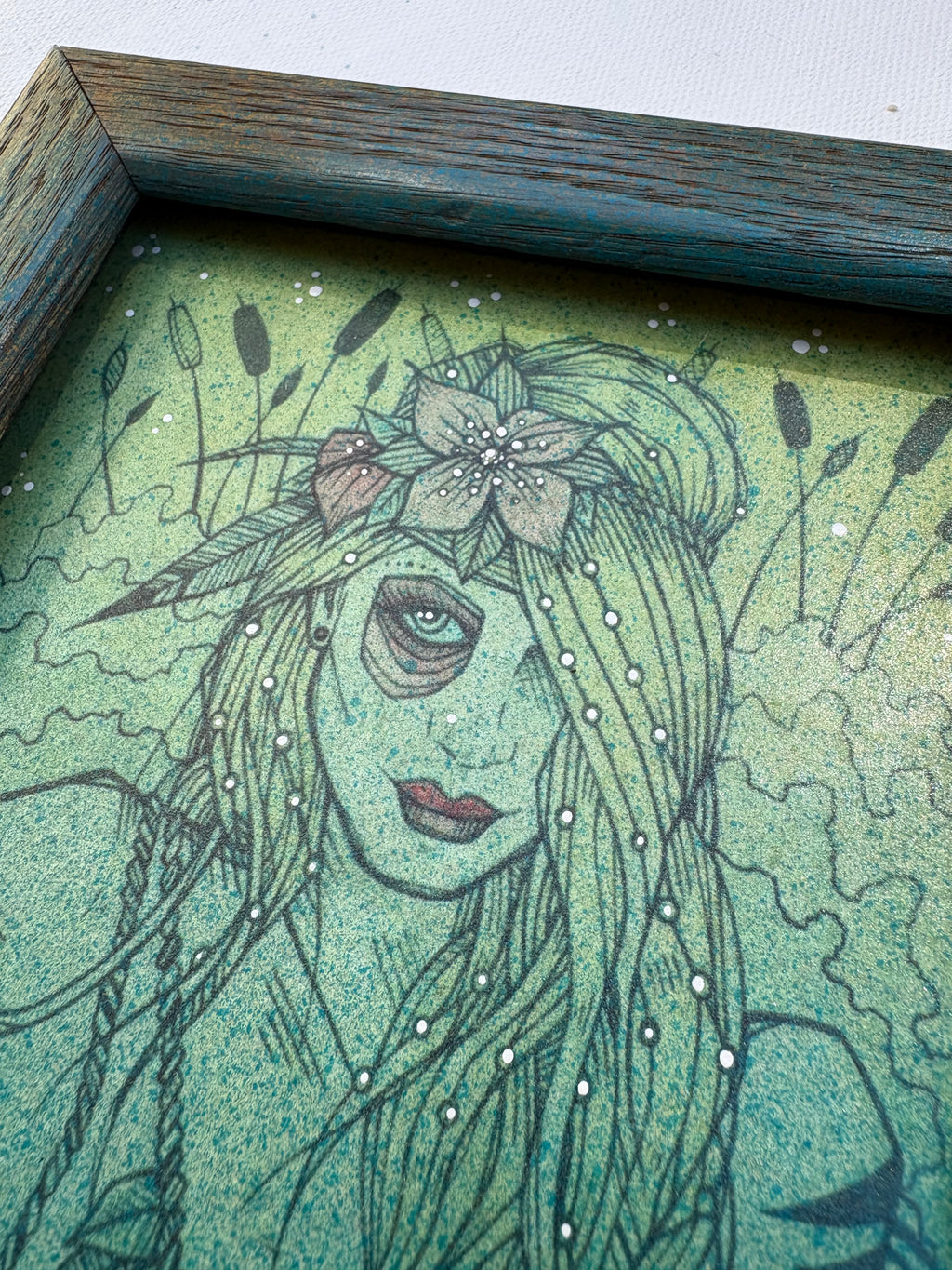 One With Nature - Framed One of A Kind Print Reproduction