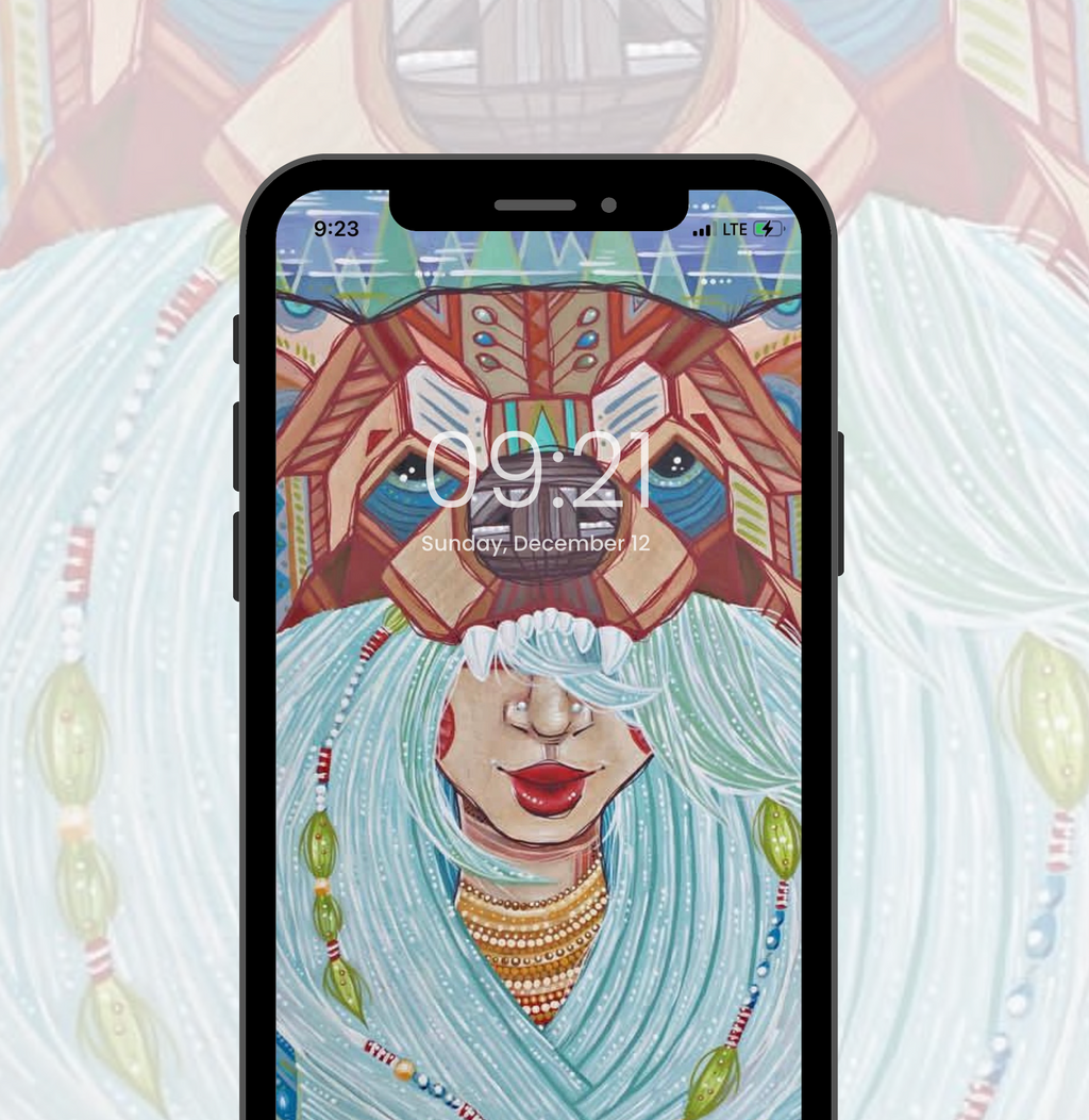 Digital Bundle of Art Stickers, Phone Wallpapers, & Printable Coloring Book Pages by Ash Lethal