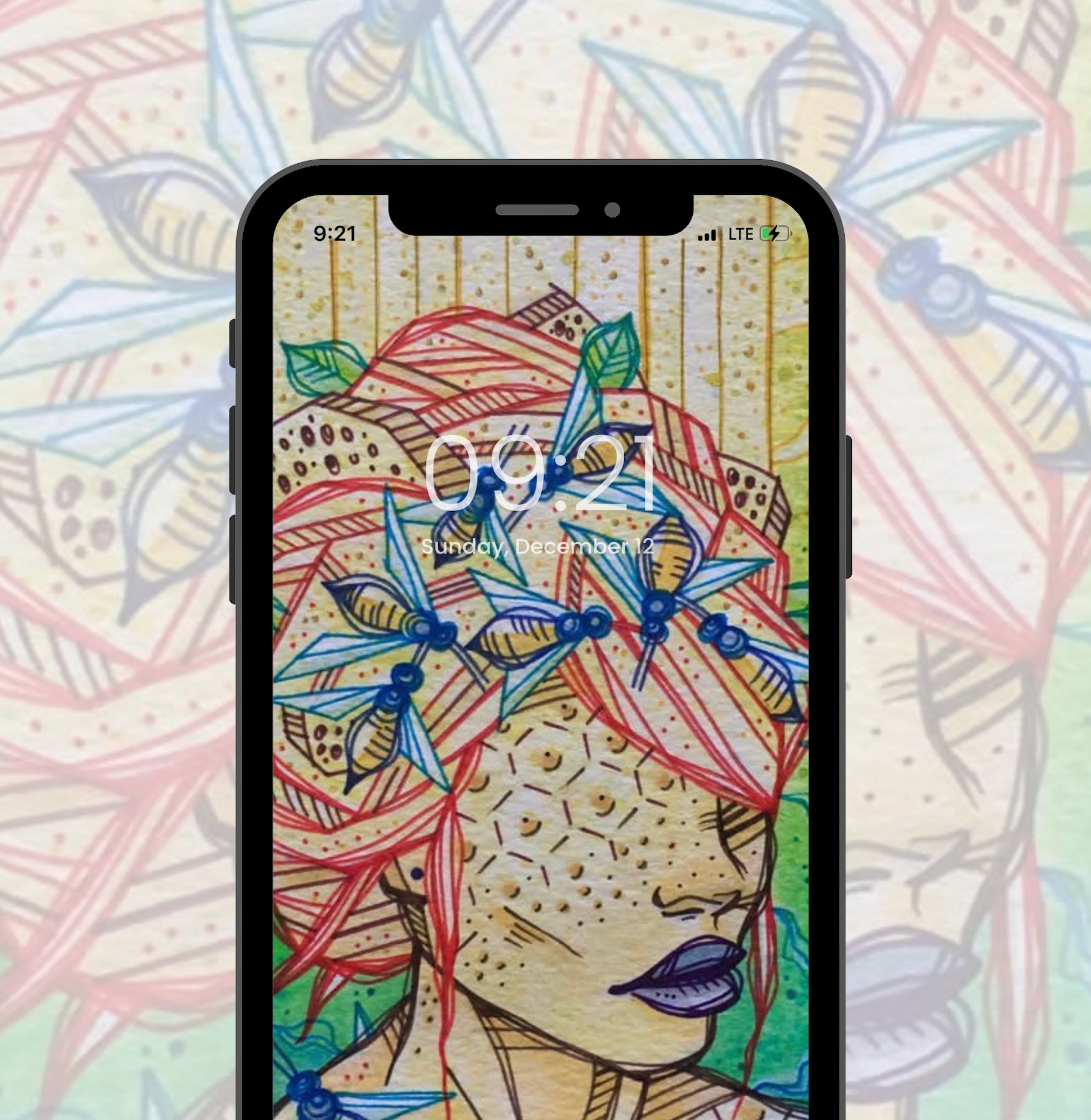Digital Bundle of Art Stickers, Phone Wallpapers, & Printable Coloring Book Pages by Ash Lethal