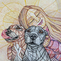 portrait drawing commission example 1 by ash lethal