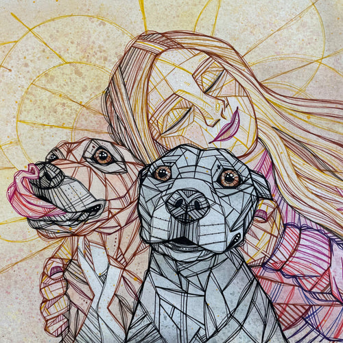 portrait drawing commission example 1 by ash lethal