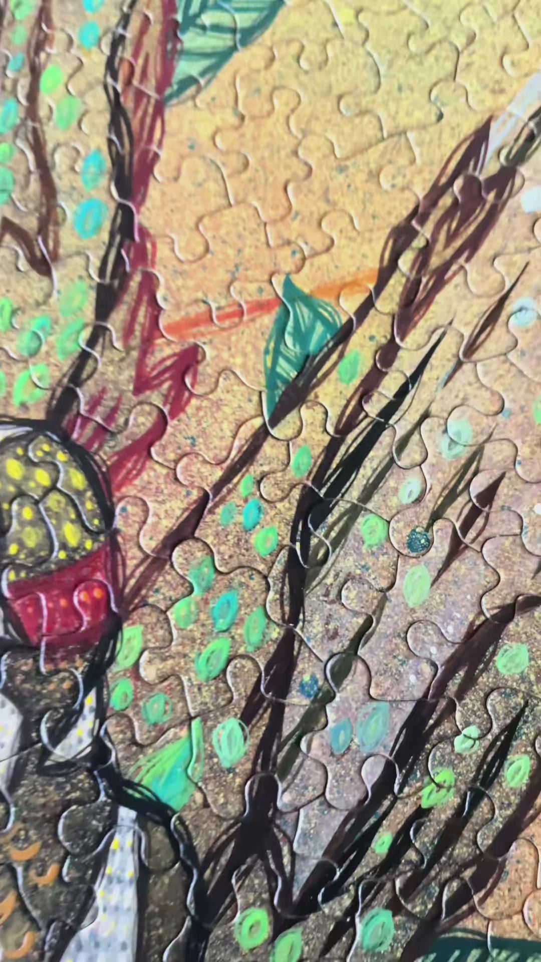 woodpeckers art puzzle by ash lethal