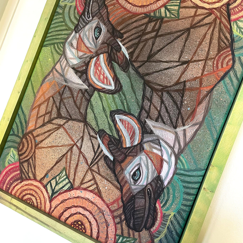 okapi paradise painting by ash lethal video full