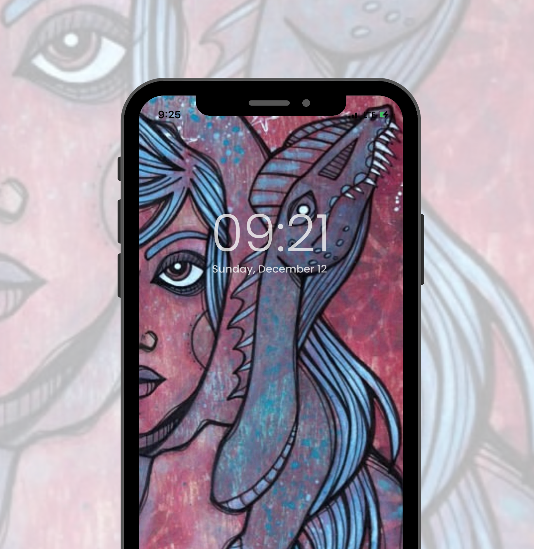 Digital Bundle of Art Stickers, Phone Wallpapers, & Printable Coloring Book Pages by Ash Lethal